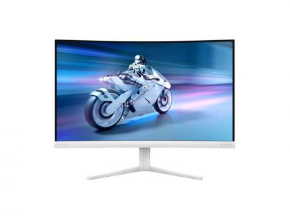 Philips Evnia 5000 27M2C5201L - LED monitor - gaming - curved - 27" - 1920 x 1080 Full HD (1080p) @ 180 Hz - Fast VA - 3000:1 - HDR10 - 0.5 ms - 2xHDMI, DisplayPort - white