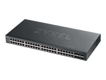 Zyxel GS1920-48v2 - Switch - smart - 48 x 10/100/1000 + 4 x combo Gigabit SFP + 2 x Gigabit SFP - rack-mountable