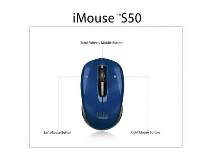 WIRELESS MINI MOUSE (BLUE) IMOUSE S50L