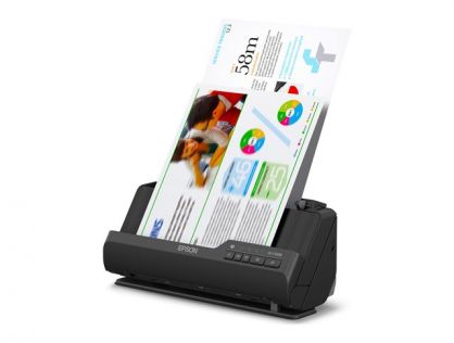 Epson ES-C320W - Sheetfed scanner - Duplex - A4/Legal - 600 dpi x 600 dpi - ADF (20 sheets) - up to 3500 scans per day - USB 2.0, Wi-Fi(n)